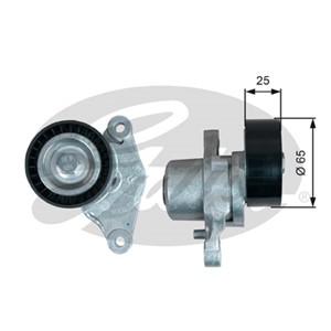 Kiristysrulla, moniurahihna, Alla, Yläpuolella, CITROËN,DS,PEUGEOT, 1613255380, 9803757480