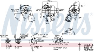 Turboahdin, CITROËN C4 I, C4 Coupé, PEUGEOT 206 Halvkombi, 206 SW, 207, 307, 307 Break, 307 SW, 308 I, 308 CC, 0375L6, 0375N1, 0375N9, 9