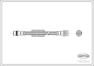 Jarruletku, Taka-akseli, oikea, NISSAN,OPEL,RENAULT,VAUXHALL, 4415699, 4628600QAA, 7701057740, 93182623