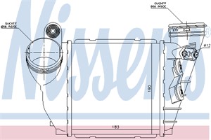 Välijäähdytin, AUDI,SEAT,SKODA,VW, 1J0.145.803 AB, 1J0.145.803 N, 1J0145803D, 1J0145803L, 1J0145805E