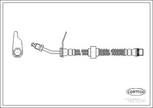 Jarruletku, Etuakseli, OPEL MOVANO A Buss, MOVANO A Flak/chassi, MOVANO A Skåp, RENAULT MASTER Skåp I, VAUXHALL MOVANO Mk I, 4403643, 46