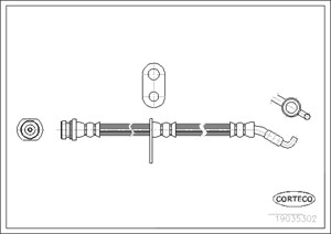 Jarruletku, Etuakseli, SUZUKI SPLASH, SWIFT III, 51550-62J00