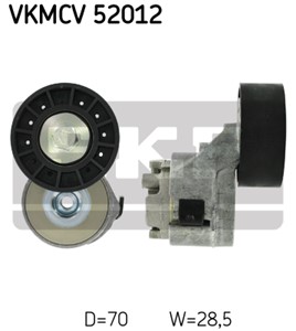 Kiristysrulla, moniurahihna, Alla, Keskellä, Yläpuolella, FIAT,IVECO, 2994029, 504000410, 504086751