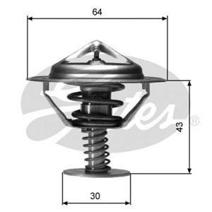 Termostaatti, jäähdytysneste, ISUZU,MITSUBISHI,NISSAN, 1305A102, 1305A192, 1305A601, 21200AD200, 21200BN300, 21200BN301, 8-97137-087-0,