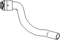 Jäähdyttimen letku, OPEL ASTRA H, ASTRA H GTC, ASTRA H Kombi, ASTRA H Sedan, ASTRA H Skåp / kombi, VAUXHALL ASTRA Mk V, 13128922, 68 18