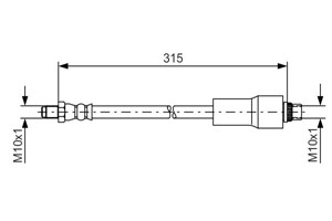 Jarruletku, Etuakseli, Taka-akseli, Ulompi, Alla, Yläpuolella, OPEL,RENAULT,VAUXHALL, 4405655, 77 04 001 952, 77 04 001 953, 77 04 002 4