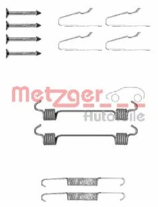 Tarvikesarja, jarrukengät, Takana, MERCEDES-BENZ M-KLASS [W163], 163 993 0010