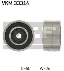 Ohjainrulla, moniurahihna, CITROËN,FIAT,PEUGEOT, 1613838680, 5751.92, 5751.95, 9644759580, 9644788580
