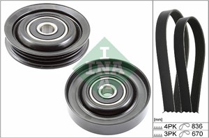 Moniurahihnasarja, NISSAN MICRA III, NOTE, 1172070J00, 11720-70J00, 1172070J05, 11720-70J05, 11720BX000, 11720-BX000, 11720BX005, 11720-