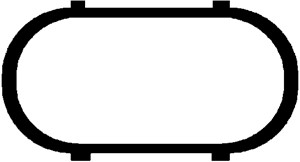 Tiiviste, imusarja, BMW 3 [E36], 3 Cabriolet [E36], 3 Coupé [E36], 5 [E34], 5 Touring [E34], 1 717 259, 11611717259