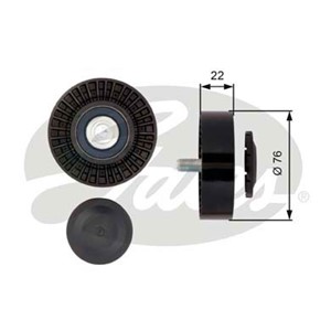 Ohjainrulla, moniurahihna, HYUNDAI TERRACAN, KIA BONGO Flak/chassi, CARNIVAL I, CARNIVAL II, CARNIVAL / GRAND CARNIVAL III, K2900, 0K552