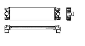 Välijäähdytin, OPEL,RENAULT,VAUXHALL, 203 320 02 73 S1, 203 320 02 73, 203 322 03 44, 4500847, 7701043695, 9161147, A203 322 03 44