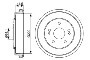 Jarrurumpu, Taka-akseli, HONDA CR-V I, HR-V, 42610-S70-000