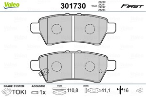 Jarrupalasarja, levyjarru, Taka-akseli, NISSAN PATHFINDER III, 44060EB325, 44060-EB325, D4060EB300, D4060-EB300