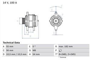 Laturi, OPEL SIGNUM Halvkombi, 55556070, 6204073, 6204098, 6204138, 6204214, 6204238, 90 561 971, 90561971, 9117851, 9195 753, 9195753,