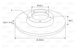 Jarrulevy, Etuakseli, SKODA, 002 415 019, 2415019, 6U0615301