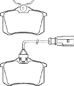 Jarrupalasarja, levyjarru, Taka-akseli, FORD GALAXY I, SEAT ALHAMBRA, IBIZA IV, IBIZA ST IV, VW LUPO I, SHARAN, 1 133 448, 7 M36984 51,