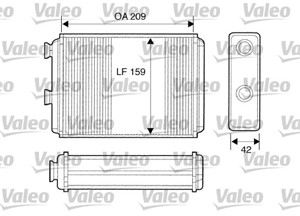 Kenno, sisätilanlämmitin, FIAT,LANCIA, 46722928, 46722976, 46723047