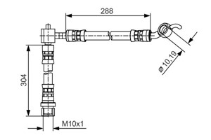 Jarruletku, Taka-akseli, oikea, TOYOTA YARIS, 90947 02C81