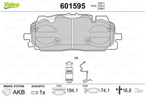 Jarrupalasarja, levyjarru, Etuakseli, AUDI,VW, 4K0698151, 4K0698151C, 4M0 698 151 AM, 4M0698151AA, 4M0698151AJ, 4M0698151AM, 4M0698151AP