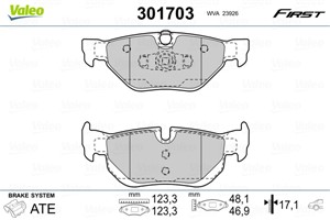 Jarrupalasarja, levyjarru, Etuakseli, Taka-akseli, BMW, 34 21 6 767 148, 34 21 6 767 150, 34 21 6 773 161, 34 21 6 774 692, 34 21 6 790