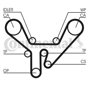 Hammashihna, AUDI 100 C4 Avant, 100 C4 Sedan, A6 C4, A6 C4 Avant, A8 D2, V8, 077109119B, 077109119D, 077109119E, 077198119