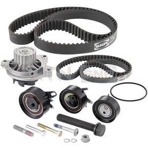 Vesipumppu + jakohihnasarja, VW, 074121004, 074121004F, 074121005M, 074121005N
