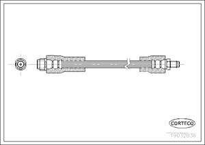 Jarruletku, Etuakseli, MERCEDES-BENZ VANEO [414], 4144280035