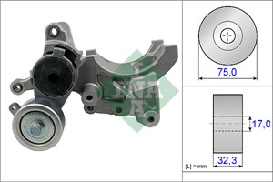 Kiristinvarsi, moniurahihna, TOYOTA LAND CRUISER 90, LAND CRUISER PRADO, LAND CRUISER VAN, 1662030010, 16620-30010