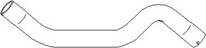 Jäähdyttimen letku, Imupuoli, Yläpuolella, OPEL,RENAULT,VAUXHALL, 09121094, 44 05 261, 8200 243 677, 9121094