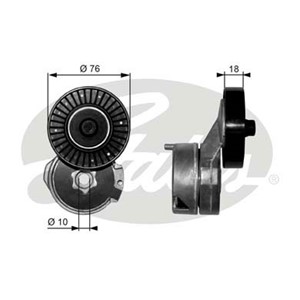 Kiristysrulla, moniurahihna, RENAULT CLIO II, KANGOO, KANGOO Express, 7700870495