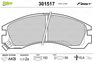 Jarrupalasarja, levyjarru, Etuakseli, CITROËN,MITSUBISHI,PEUGEOT, 1620368480, 425430, 4254-30, 4605A492, 4605A730, MB699453, MB928049, M