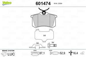 Jarrupalasarja, levyjarru, Etuakseli, Taka-akseli, AUDI,RENAULT,SEAT,SKODA,VW, 440600819R, 440607960R, 440661332R, 8E0698451B, 8E0698451