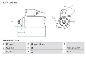 Käynnistin, AUDI,SEAT,SKODA,VW, 02E 911 024 A, 02E 911 024 AX