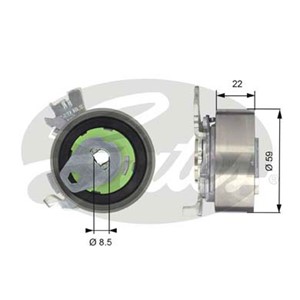 Kiristysrulla, hammashihnat, CHEVROLET,OPEL,SAAB,VAUXHALL, 24426500, 55567191, 5636732, 5636733, 5636740, 636654, 636725, 636739, 904127