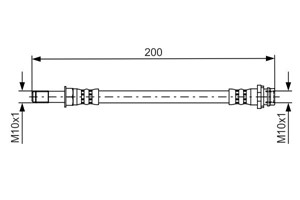 Jarruletku, Taka-akseli, Ulompi, FORD, 1520323, 1671646, 6G91 2282-EF