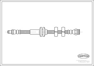 Jarruletku, Edessä, Etuakseli, ALFA ROMEO 147, 156, 156 Sportwagon, GT, 46474539