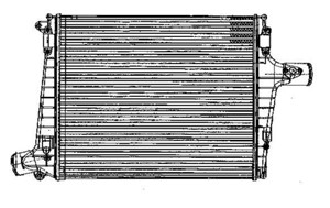Välijäähdytin, AUDI A6 C5, A6 C5 Avant, ALLROAD C5, 000718 7712, 4B0145805E, 4B0145805F, 4B1145805E, 5 0408 6948, 504086948