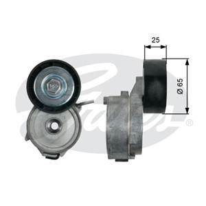 Kiristysrulla, moniurahihna, CITROËN,JAGUAR,LAND ROVER,PEUGEOT, 1613840780, 5751.G0, 5751G0, 6G9Q6A228DA, C2Z16647, LR003651