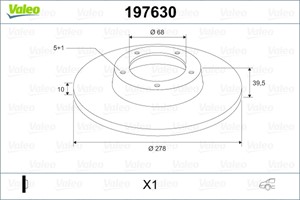 Jarrulevy, Taka-akseli, MAZDA 6 Kombi, 6 Sedan, GHT226251, GHT2-26-251