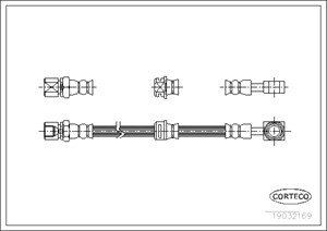 Jarruletku, Etuakseli, OPEL VECTRA B, VECTRA B Halvkombi, VECTRA B Kombi, VAUXHALL VECTRA, VECTRA Mk II, 562364, 562373, 90495787, 90539