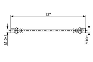 Jarruletku, etuakseli molemminpuoleinen, OPEL COMMODORE C, COMMODORE C Kombi, MONZA A, REKORD E, REKORD E Kombi, SENATOR A, 5 62 314, 90