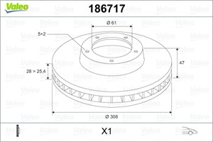 Jarrulevy, Etuakseli, RENAULT LAGUNA II, LAGUNA Grandtour II, 7701206831, 8200019581