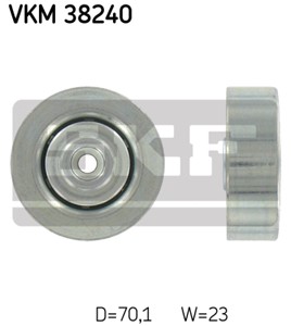 Ohjainrulla, moniurahihna, Edessä, Keskellä, oikea, Vasen, ylä, Oikea, Vasen, BMW,LAND ROVER,MG,ROVER, 11 28 2 247 435, PRF 100060, PRF