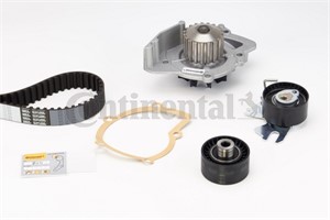 Vesipumppu + jakohihnasarja, VOLVO,CITROËN,FIAT,FORD,LANCIA,PEUGEOT, 1609120880, 1609525480, 1761941, 1855732, 3M5Q-8B596-BA, 3M5Q8B596B