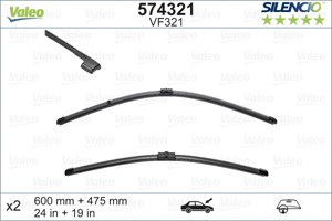 Pyyhkijänsulka, Edessä, ALPINA B3, B3 Touring, D3, D3 Kombi, BMW 3 [E90], 3 Cabriolet [E93], 3 Coupé [E92], 3 Touring [E91], 0405167, 40