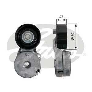 Kiristysrulla, moniurahihna, NISSAN,RENAULT, 11955-EN200, 11955ET000, 11955-ET00A, 11955-JD20A, 11955-JD21A, 7701065089