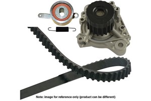Vesipumppu + jakohihnasarja, HONDA, 06141P28305, 104RU24B333, 14400P1HE01, 14400P26004, 14400P28004, 14400P2E004, 14400P2FA01, 19200P2A0