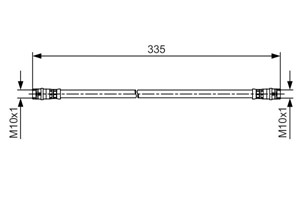 Jarruletku, Taka-akseli, Sisempi, VW AMAROK, AMAROK Flak/chassi, 2H0 611 775 B, 2H0 611 775