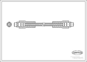 Jarruletku, Etuakseli, Molemminpuolin, AUDI,SKODA,VW, 3U0611707, 8D0611707, 8D0611707B, 8D0611707D